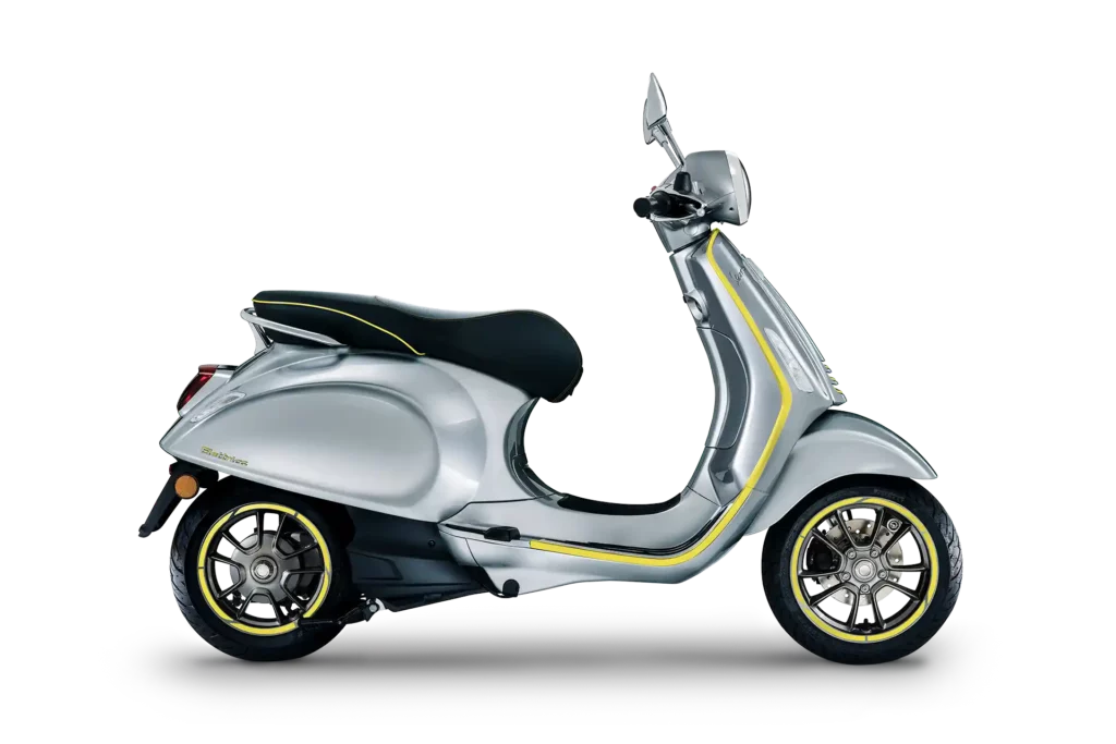 Vespa Elettrica gelb lampo E-Roller
