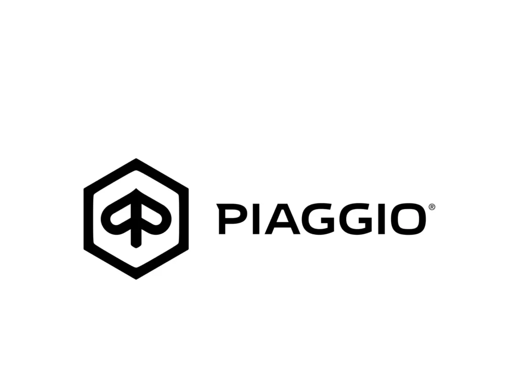piaggio Logo schwarz auf weiß